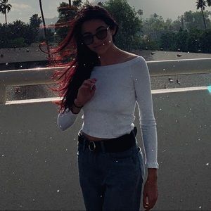 Off-Shoulder Long Sleeve